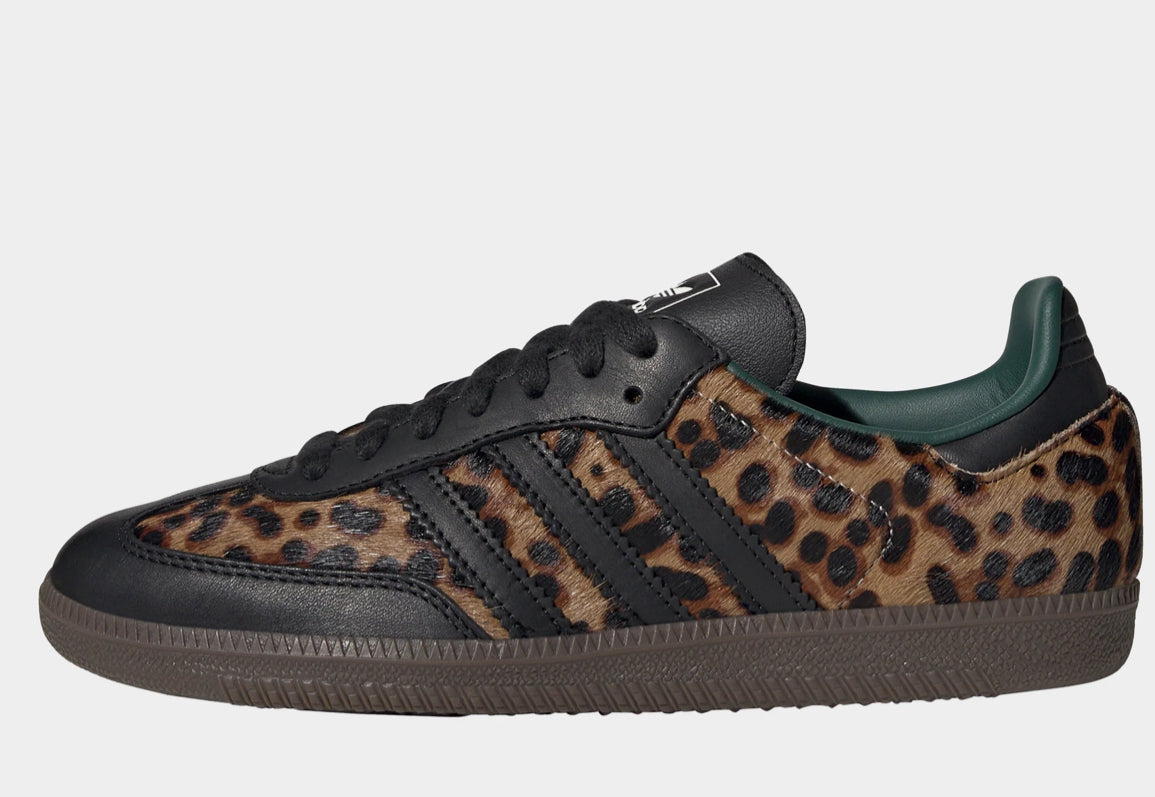Adidas Samba Leopard Black