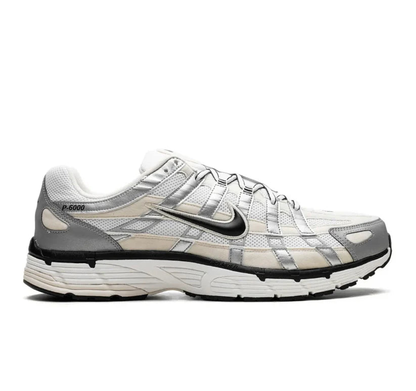 Nike P6000 White Grey Silver
