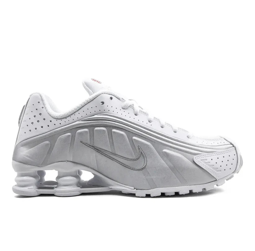 Nike Shox R4 Silver White