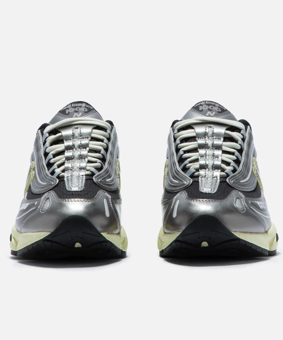 New Balance 1000 Silver and Green