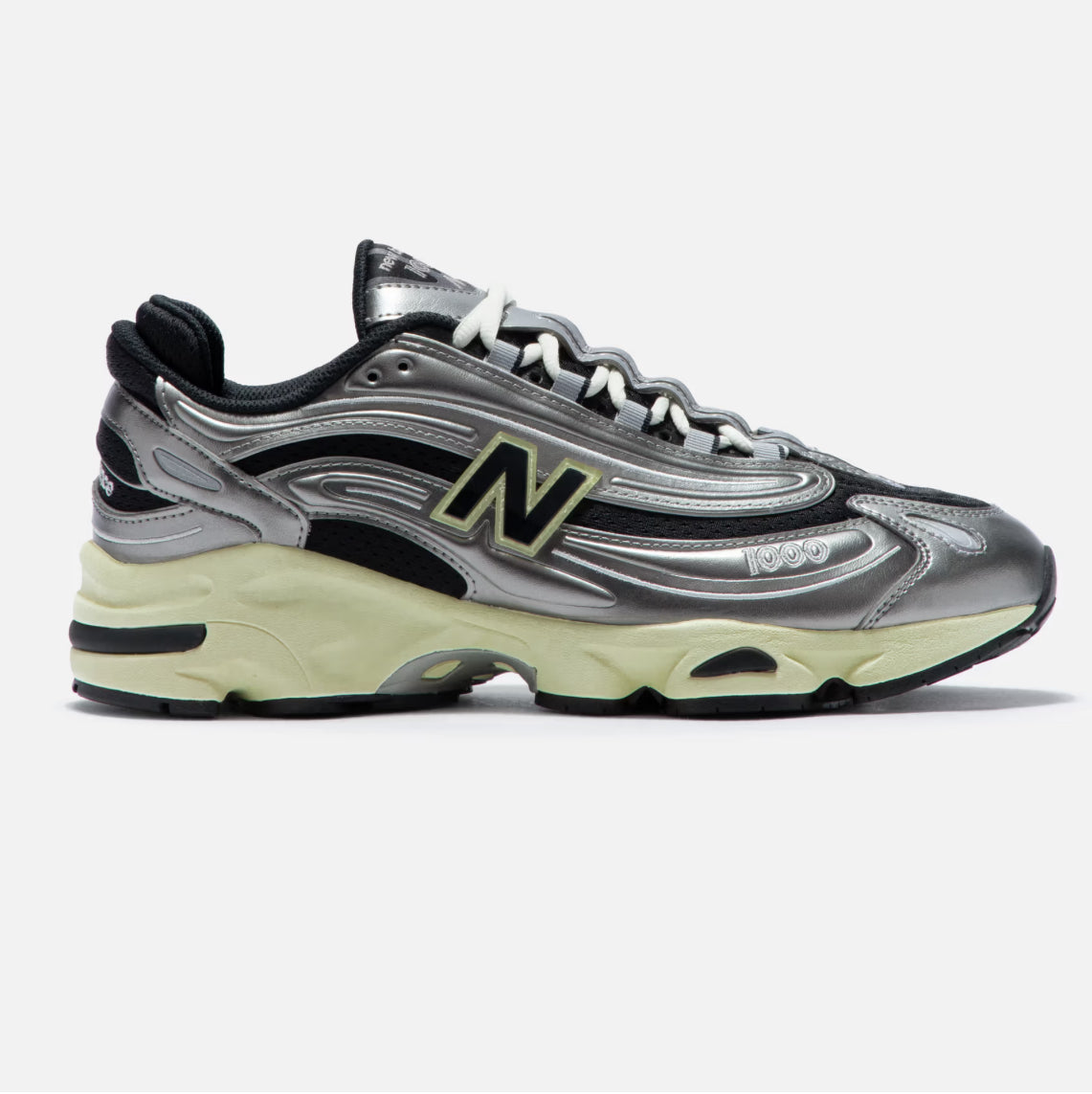 New Balance 1000 Silver and Green