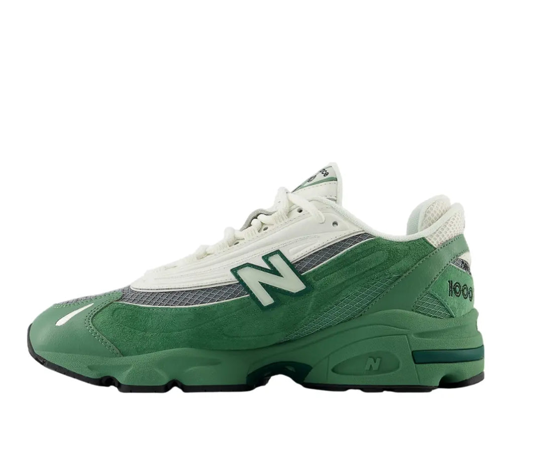 New Balance 1000 White and Green
