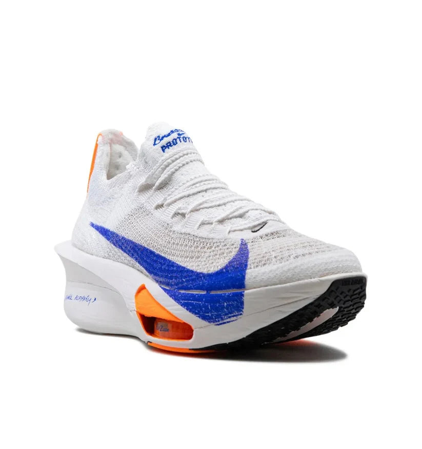 Nike ZOOMX Vaporfly white blue