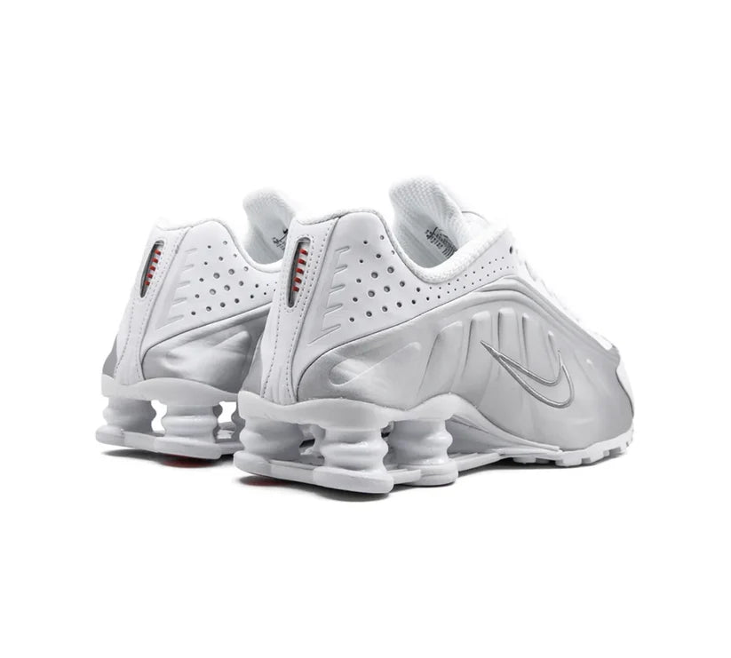 Nike Shox R4 Silver White