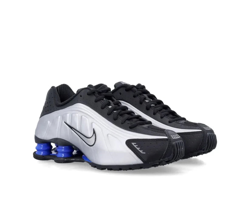 Nike Shox R4 Silver Black Blue