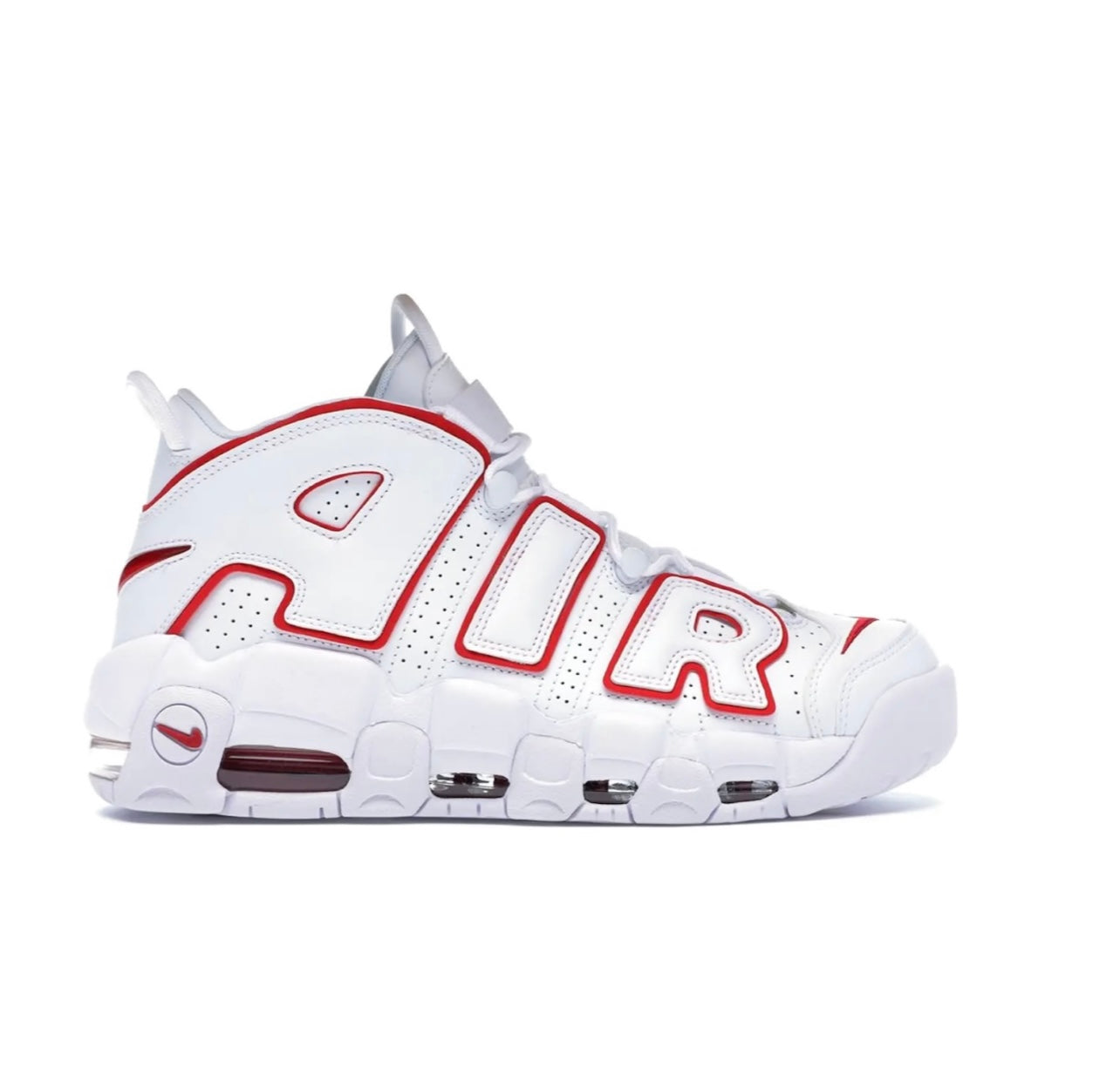 Nike Uptempo White Red