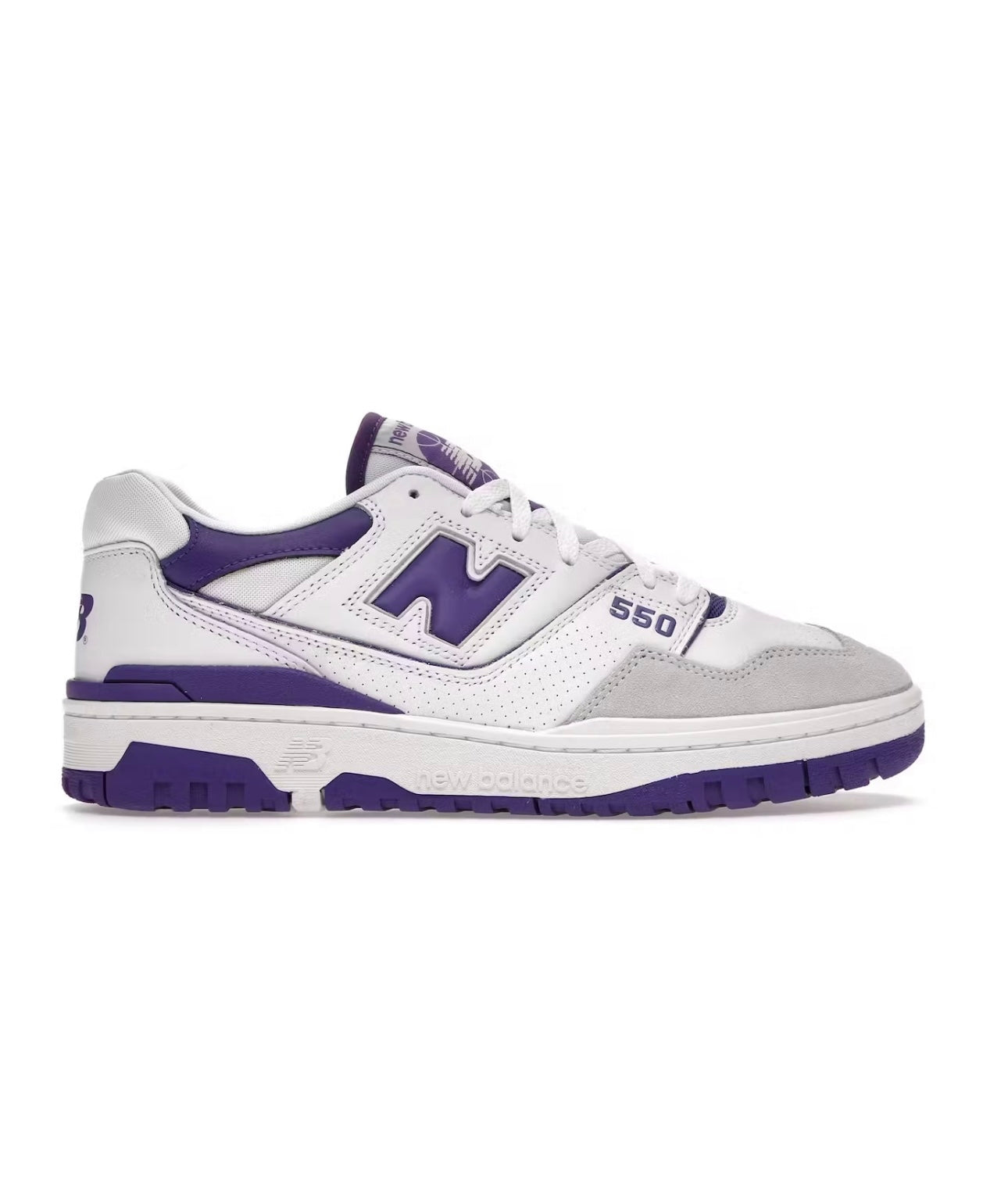 New Balance 550 White Purple