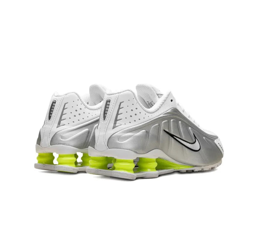 Nike Shox R4 Silver White Yellow