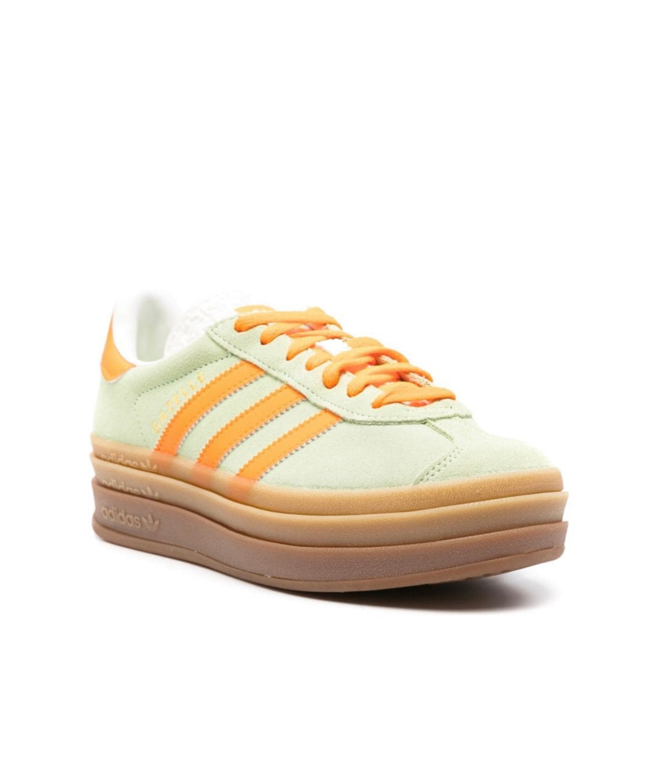 Adidas gazelle Light Green Yellow Platform