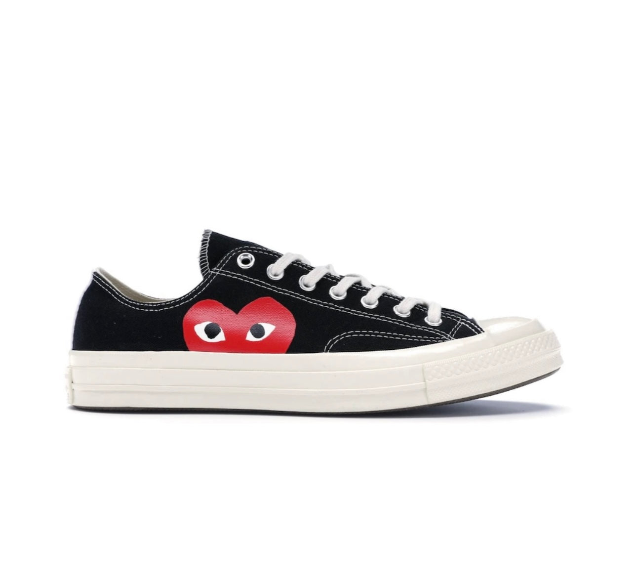 converse comme des gerson low black