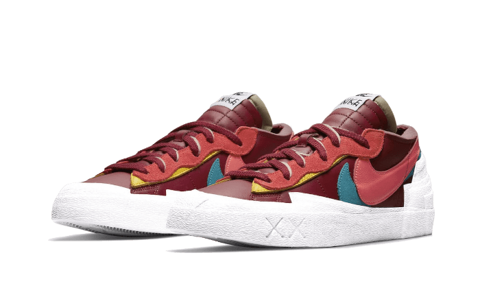 Nike Blazer Low Sacai Kaws Team Red