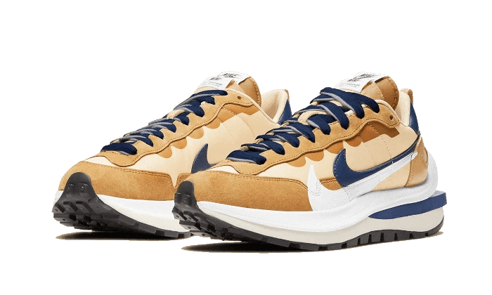 Nike X Sacai Vaporwaffle Tan Navy